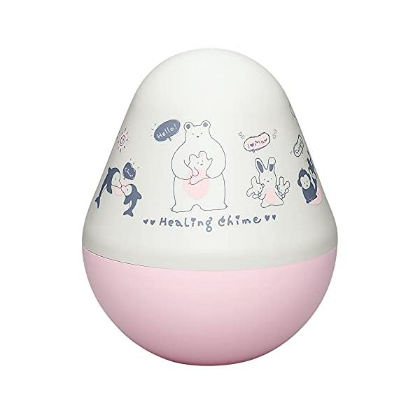 他サイト： トイローヤル ヒーリングローリー ピンク(日本製チャイム/起き上がりこぼし) ベビートイ 赤ちゃん (チャイム/音が鳴る) パステルカラーの商品画像