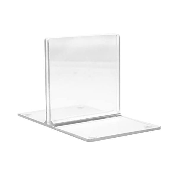 3mm厚用-/-/AD-3A・パッケージ個数:1・サイズW80×H80×D130mm・対応厚み3mm・重量約92g/個・材質透明アクリル樹脂（3mm厚）、すべり止めゴム付・生産国日本