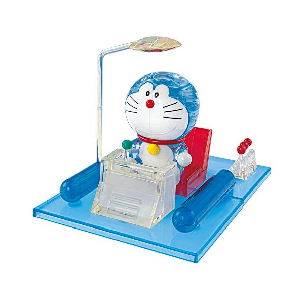 -/ワンサイズ/50296・透明ピースを組み上げる立体ジグソーパズル・タイムマシンに乗り、過去や未来を行き来するドラえもんが出来上がります・ドラえもんとタイムマシンは別々にも飾れます・(C)Fujiko-Pro  Shougakukan  ...