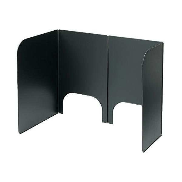 レンジガード 3面タイプブラック/L/BC-G3・Style:レンジガード 3面タイプ・パッケージ個数:1・サイズ(約):60×35(25)×47cm・素材・材質:本体/鉄、表面加工/フッ素樹脂塗膜加工・生産国:日本・料理からの吹きこぼれ、...