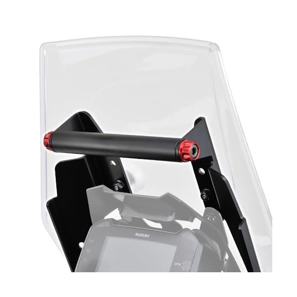 他サイト： デイトナ(Daytona) Vストローム250(17-23)専用 スクリーン スクリーンオフセットブラケット レッド クランプバー付き 1786の商品画像