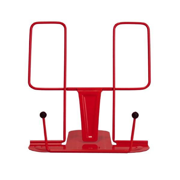 モダンレッド/-/DB016・Color:レッド・パッケージ個数:1・サイズW175×H175×D160(スタンド時)・3段階の角度調整が可能・素材スチール・本立て・書見台としてはもちろん、ipad・タブレットスタンドとしてもお使いいただけます。