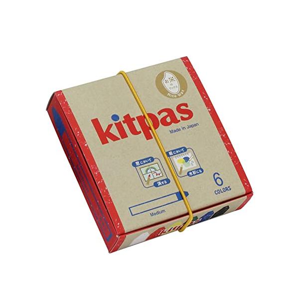 他サイト： 日本理化学 キットパスミディアム 6色 ライスワックス KMRW-6Cの商品画像