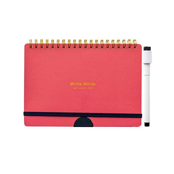 B6タイプレッド/B6/D08032・Color:レッドStyle:B6タイプ・パッケージ個数:1・無限のアウトプットを可能にするホワイトボード ”Write White”・何度でも消せるこのノートにあなたの頭の中を書き出してみてください。...