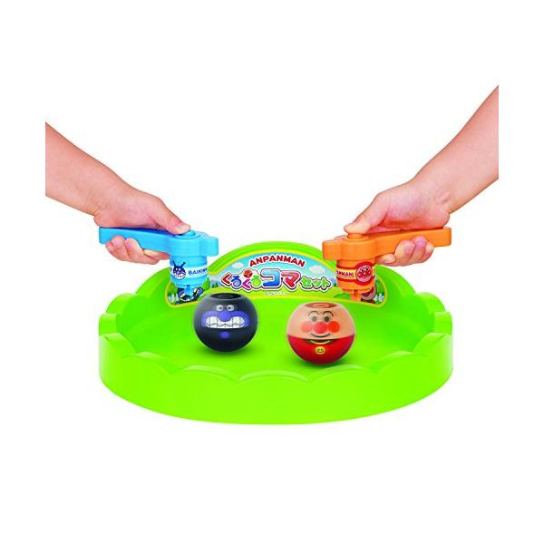 アンパンマン/ワンサイズ/188271・(C)やなせたかし/フレーベル館・TMS・NTV・対象年齢:3才以上・まるくてかわいいアンパンマンとバイキンマンのコマを、専用シューターでかんたんに回せる・コマはアンパンマンとバイキンマンの2種類・家...