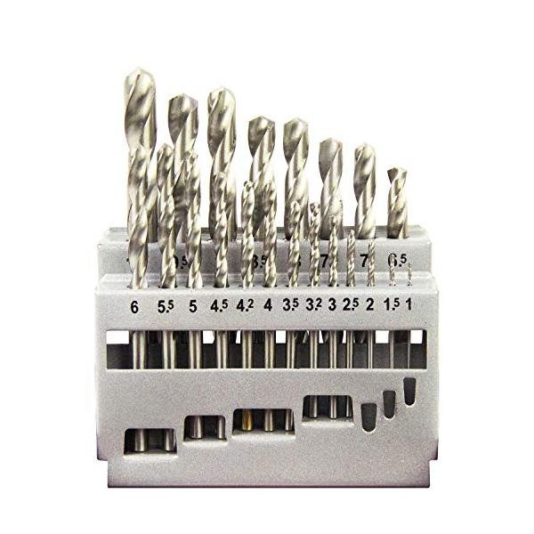 21本組-/-/ETD-21S・Style:21本組・パッケージ個数:1・用途:一般鋼(鉄)への穴あけ、軽金属・樹脂・木材の穴あけ・入り数:21本組・セット内容:1・1.5・2・2.5・3・3.2・3.5・4・4.2・4.5・5・5.5・6...