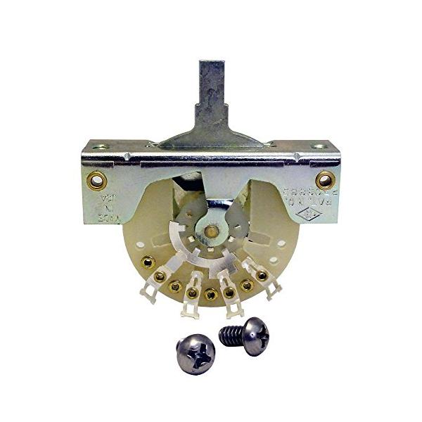 他サイト： SCUD CRL製レバースイッチ 5way 取付ビス付 ノブ別売り CRL-5Wの商品画像