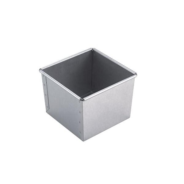 単品シルバー/12cm/2375・PatternName:角型フタ付Style:単品・パッケージ個数:1・外寸サイズ:134×152×131mm・内寸サイズ:121×119×120mm・本体重量:510g・材質:スチール（アルミメッキ）・生...