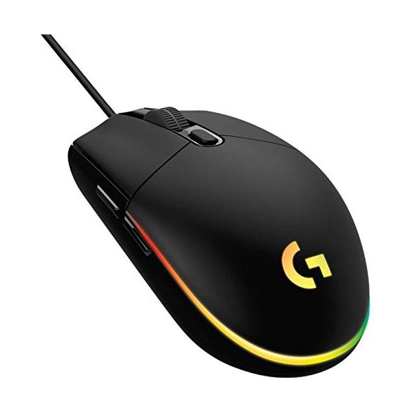 他サイト： Logitech G ゲーミングマウス 有線 G102 LIGHTSYNC RGB 6個プログラムボタン 85g軽量 G102-BK （Logiの商品画像