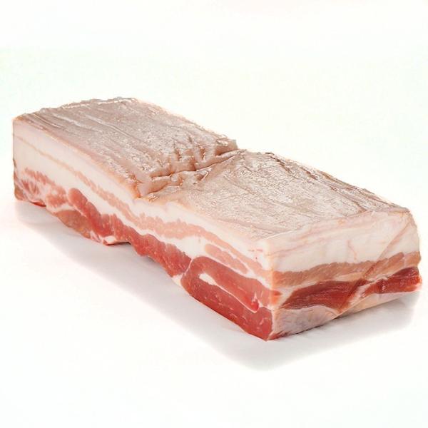 皮付き 豚バラ肉 ブロック 約800g 五枚肉 豚肉ばら オギョプサルやラフテーやローストにどうぞ♪