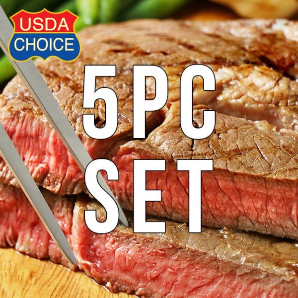 【送料無料】USDAチョイス リブロースステーキ 350g×5枚セット スパイスのおまけ付き 牛肉 ステーキ肉 アメリカンビーフ/USビーフ/リブアイステーキ