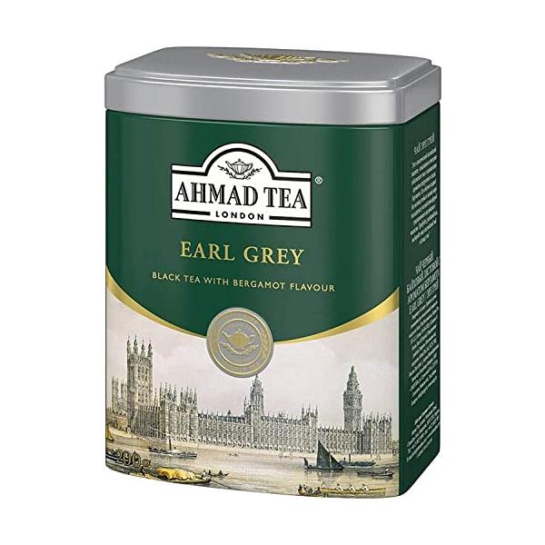 他サイト： アーマッドティー アールグレイ リーフ  茶葉  200g 缶  紅茶 AHMAD TEAの商品画像
