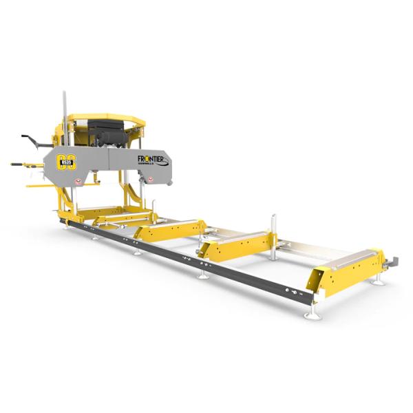 ■簡単に分解ができて、現場への移動が小型トラックでできますので、製材機の牽引の必要がありません。 ■ベッド部分は、コンクリート、または木製、鉄製ビームに簡単に取り付けができ安定した製材作業ができます。■ソーヘッドのみは組み立て済みなので、全...