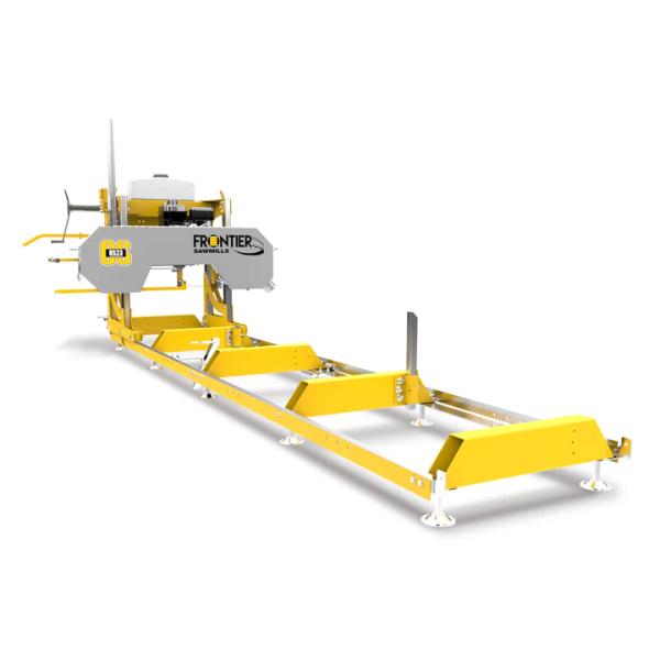 ■簡単に分解ができて、現場への移動が小型トラックでできますので、製材機の牽引の必要がありません。 ■ベッド部分は、コンクリート、または木製、鉄製ビームに簡単に取り付けができ安定した製材作業ができます。■ソーヘッドのみは組み立て済みなので、全...