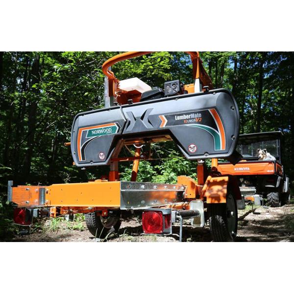 ■簡単に分解ができて、現場への移動が小型トラックでできますので、製材機の牽引の必要がありません。 ■ベッド部分は、コンクリート、または木製、鉄製ビームに簡単に取り付けができ安定した製材作業ができます。■ソーヘッドは斬新なラミネート構造で、組...