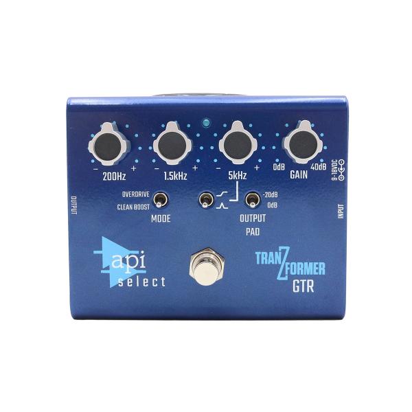 API TranZformer GTR EQ, Boost and Overdrive Pedal オーバードライブ・イコライザー