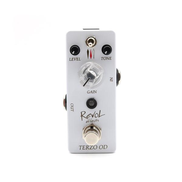 Revol TERZO OD EOD-03 オーバードライブ エフェクター3種類のドライブモードが選択できるオーバードライブペダルです。それぞれのモードは歪みレベルに加えて出力レベルも異なり、使用しているアンプやギター、ペダルに合わせてキャ...