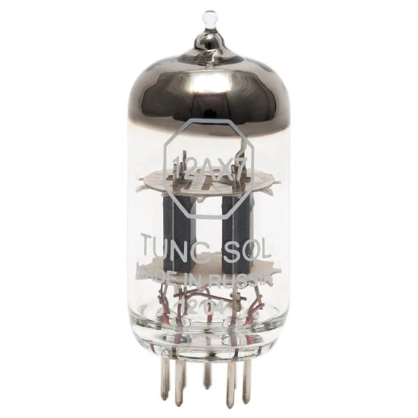 復刻 TUNG-SOL 12AX7 真空管中域がファットでローエンドもしっかりしている印象です。ゲイン感も高く前へ押し出すようなサウンドが特徴です。歪みのキメは細かくクセがありません。またクリーントーンにおいても1音1音しっかりと鳴るイメー...