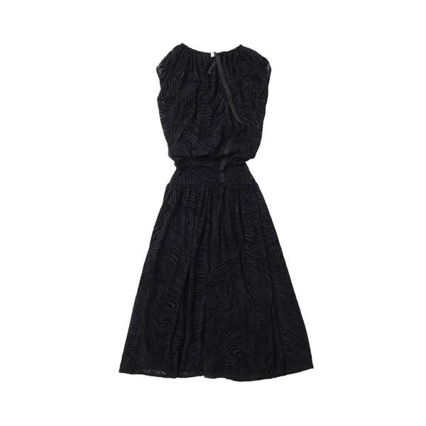 Beautiful ワンピース People ビューティフルピープル レディース People s S ファッション ゼブラプリントコットン ブラウジングドレス Black Xdblpl0x121 0x1 The Park
