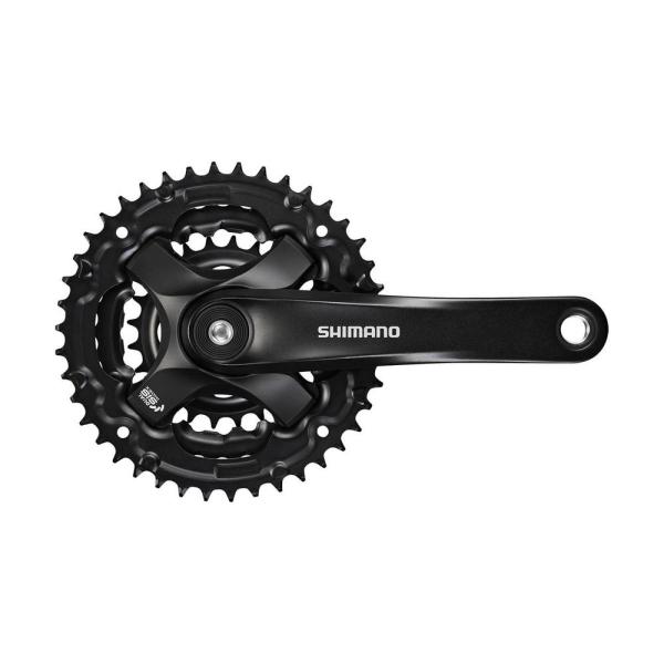 シマノ 自転車 コンポーネント クランクセット FC-TY501 8/7/6s 170mm 42-34-24T CG無し ブラック SHIMANO EFCTY501C244XLB