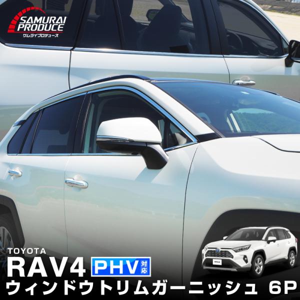 RAV4 50系 RAV4 PHV ウィンドウトリム 鏡面仕上げ 6P 予約/6月30日頃入荷予定