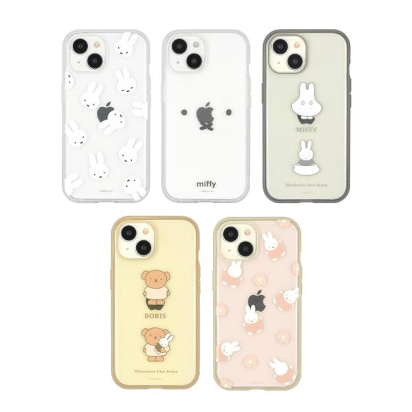他サイト： グルマンディーズ ミッフィー IIIIfit Clear iPhone15 / 14 / 13 対応 ケース 4550213548456 4550213548463 4550213548470 4550213548487 4550213548494の商品画像