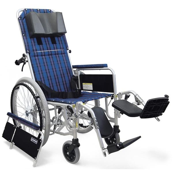 RR52-NB リクライニング自走用車椅子(車いす) カワムラサイクル製 セラピーならメーカー正規保証付き/条件付き送料無料 :RR50NB