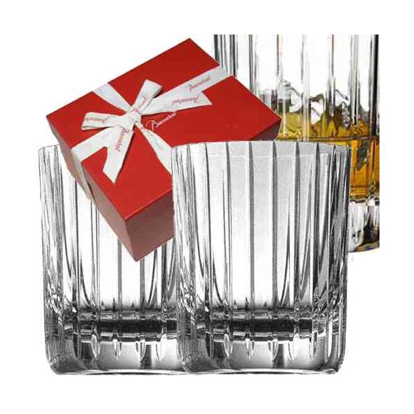 ハーモニー バカラ ペア Lサイズ ロックグラス 高さ10.5cm ウィスキー