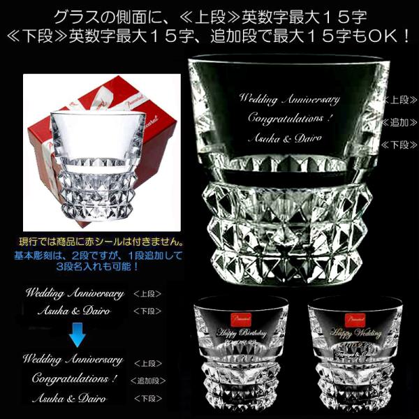 バカラ グラス 名入れ 側面彫刻 最上級モデル ルクソール タンブラー ロックグラス  叙勲祝い 還暦祝い 退職祝い 記念品 記念日 リッチ通販