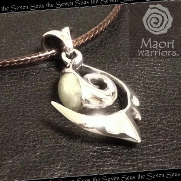 Maori マオリ　ブラック　オニキス　ストーン　ペンダントトップ　925 fs-mo269-1.jpg