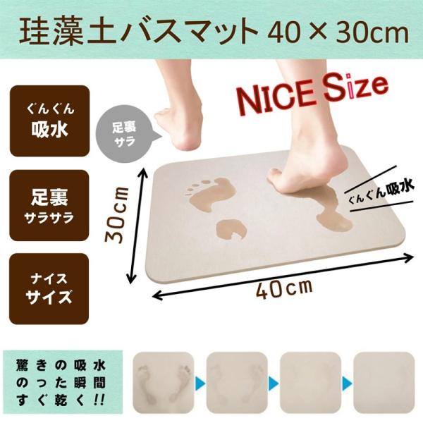 特別価格 珪藻土 バスマット 足裏サラサラ ナイス サイズ Buyee Buyee Jasa Perwakilan Pembelian Barang Online Di Jepang