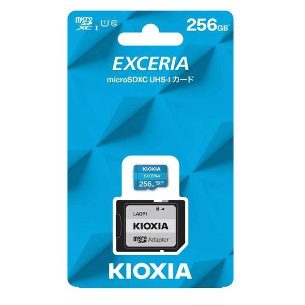 キオクシア microSDカード 256GB Class10 KEMC-A256G KIOXIA EXCERIA エクセリア 旧東芝メモリ SD変換アダプタ付属