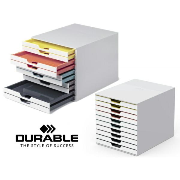 DURABLEVARICOLOR7デュラブルバリカラーA4 縦型レターケース7段 楽天市場】DURABLE VARICOLOR 7 デュラブル バリカラー A4 縦型 レター