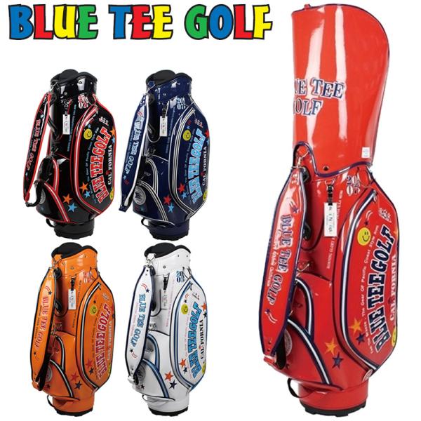 ブルーティーゴルフ 9型 エナメル キャディバッグ BTG-CB-005 Blue Tee Golf California ゴルフ用バッグ メンズ レディース ブルーティ