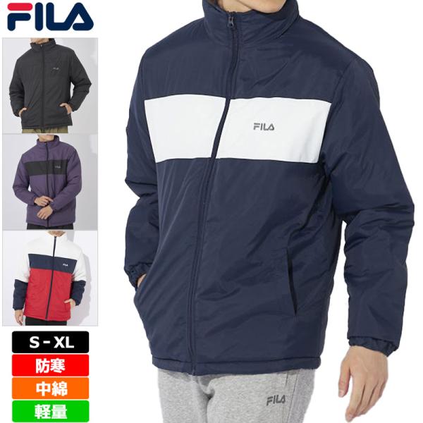FILA（フィラ） メンズ 中綿 ジャケット 保温 軽量 443360 SCBR 443