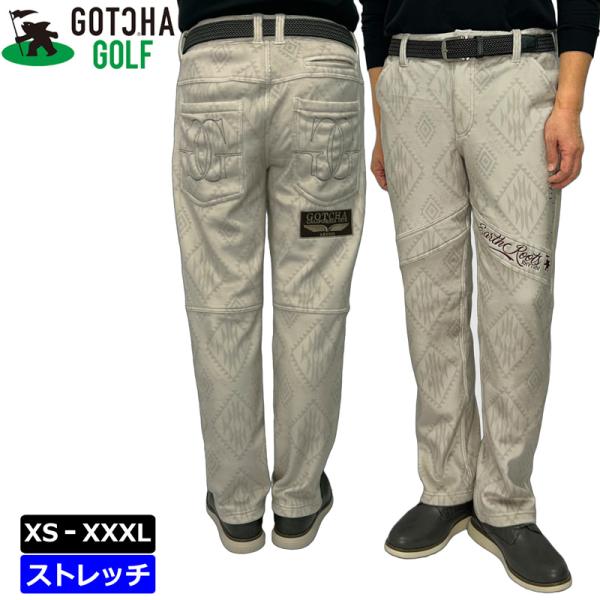 GOTCHA GOLF ガッチャ ゴルフ メンズ パンツ 裏起毛 秋冬用 M GOTCHA GOLF ガッチャゴルフ メンズ ロングパンツ 裏起毛 ストレッチ
