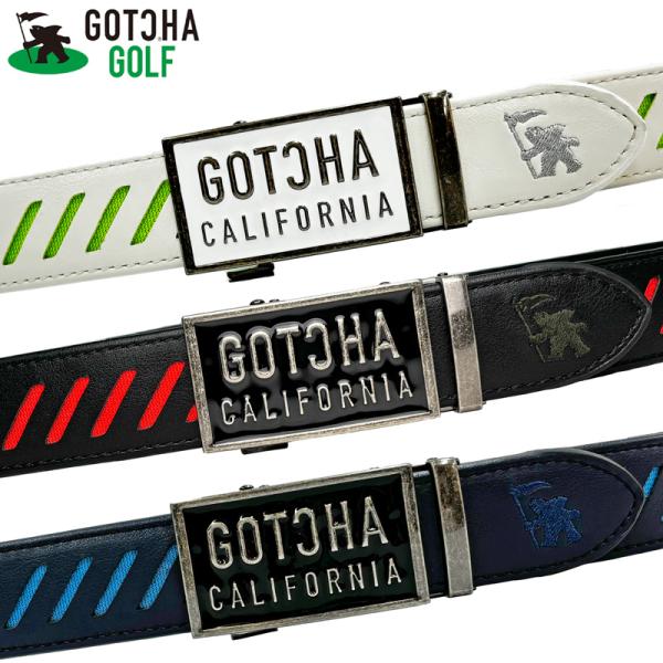 ガッチャゴルフ 2025 メンズ ホールレスベルト パンチングロゴ 裏メッシュ 252GG8104【新品】25SS GOTCHA GOLF ゴルフウェア メンズウェア GOTCHA GOLF ガッチャゴルフ 2025 メンズ ホールレスベルト パンチング