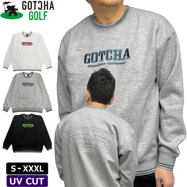 ガッチャゴルフ 2025 メンズ 長袖スウェット UVカット ダンボールニット トレーナー 253GG1301 GOTCHA GOLF 【新品】2025FW ゴルフウェア トップス OCT2 GOTCHA GOLF ガッチャゴルフ 2025 メンズ 長袖スウェット UVカット