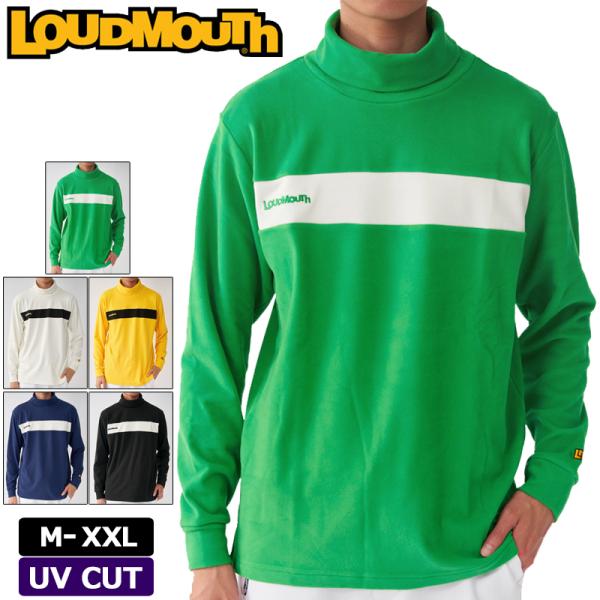 ラウンドマウス☆トータルネックシャツ LOUDMOUTH（ラウドマウスゴルフ） ラウドマウス メンズ タートルネック