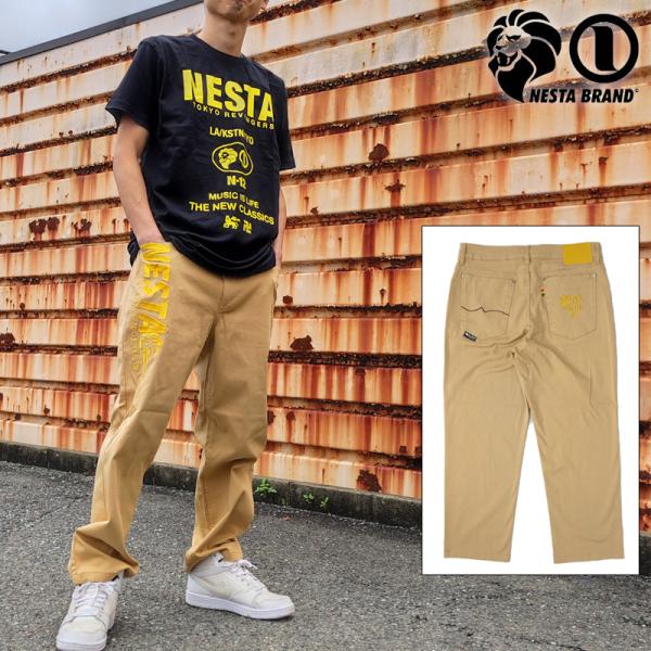 【SALE特価】ネスタブランド 東京リベンジャーズ コラボ ロングパンツ 221NB1811 マイキー 着用モデル NESTA BRAND 【新品】RAAR 春 夏 秋 チノパン メンズファッション ストリート カジュアル ボトムス JUN1 thirdwave-