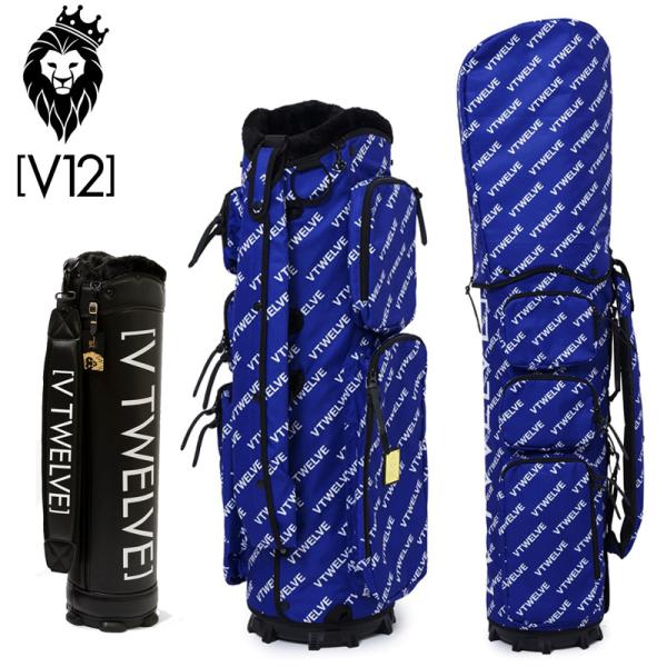 V12（ヴィ・トゥエルヴ） ゴルフ 8.5型 キャディバッグ VET 8.5 BLUE