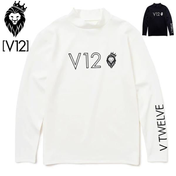 V12（ヴィ・トゥエルヴ） クーポン有 ゴルフ メンズ モックネック 長袖