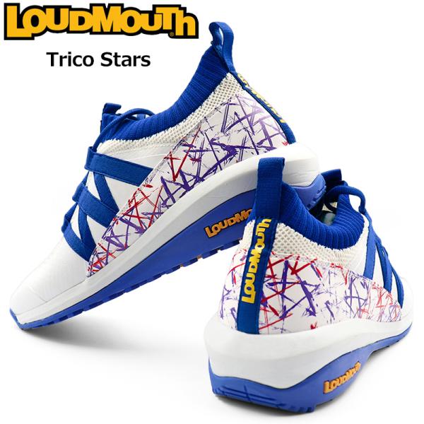 格安新品  LOUDMOUTH ラウドマウス メンズ スパイクレス ニット ゴルフ 24.0cm
