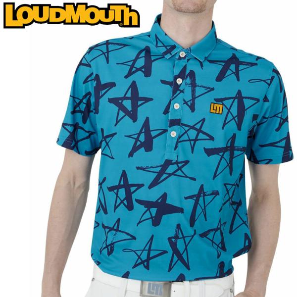LOUDMOUTH ラウドマウス メンズ 吸汗速乾 半袖 ポロシャツ