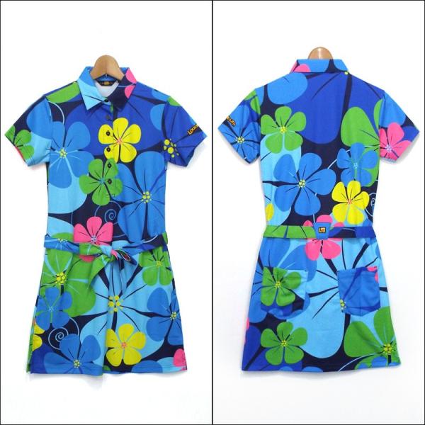 見事な 日本規格 ラウドマウス レディース 半袖 ワンピース Wildflower ワイルドフラワー 224 19fw Loudmouth ゴルフウェア Sep3 Oct1 テレビで話題