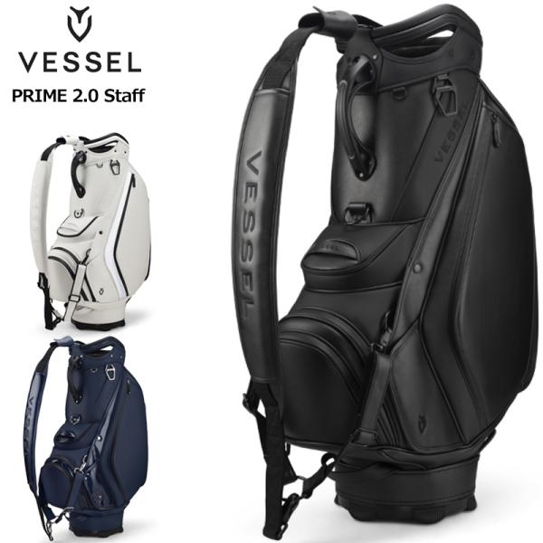 VESSEL クーポン有 ベゼル 10型 キャディバッグ PRIME 2.0 Staff