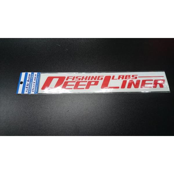 ディープライナー ステッカー 300mm トマトレッド （高耐候シート