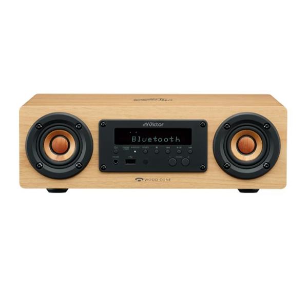 Victor EX-DM10 ���C�����X�X�s�[�J�[ �R���| WOODCONE �E�b�h�R�[�� Bluetooth USB�[�q FM/AM ���i�摜