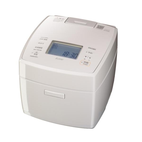 三菱電機 IHジャー炊飯器 NJ-VP10H-W 5.5合炊き ダブル備長炭コート 炭炊釜 熾火