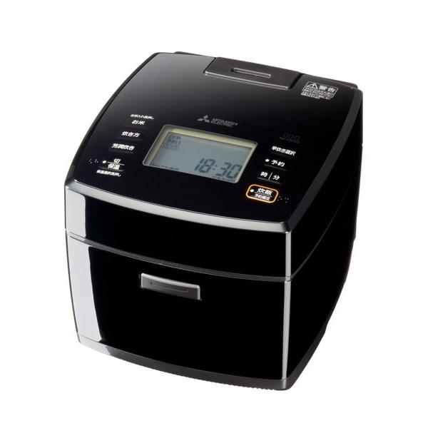 三菱電機 IHジャー炊飯器 NJ-VS10G-B 5.5合炊き ダブル備長炭コート 炭炊釜